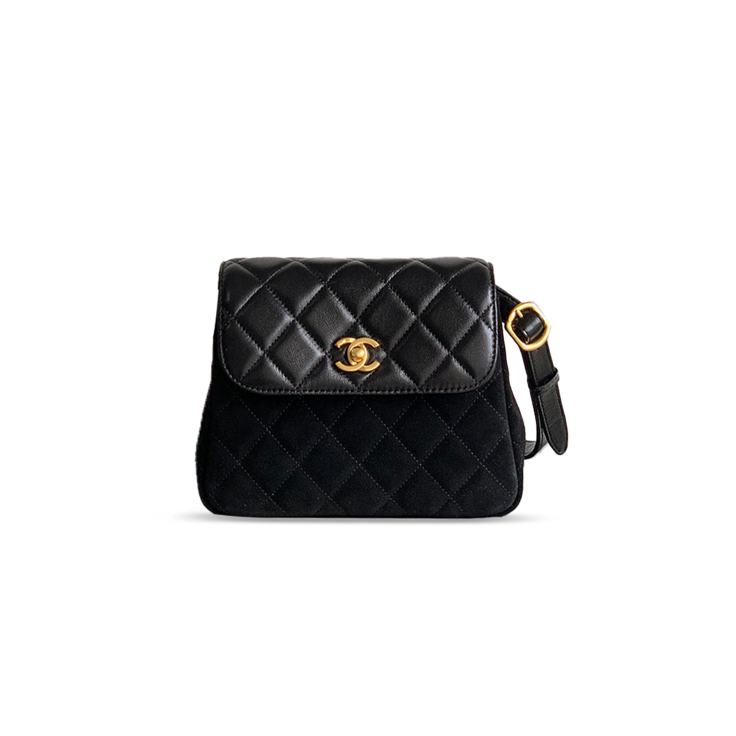 Ch*el 25a handle kelly bag a94679 (18*14.5*6.5cm)